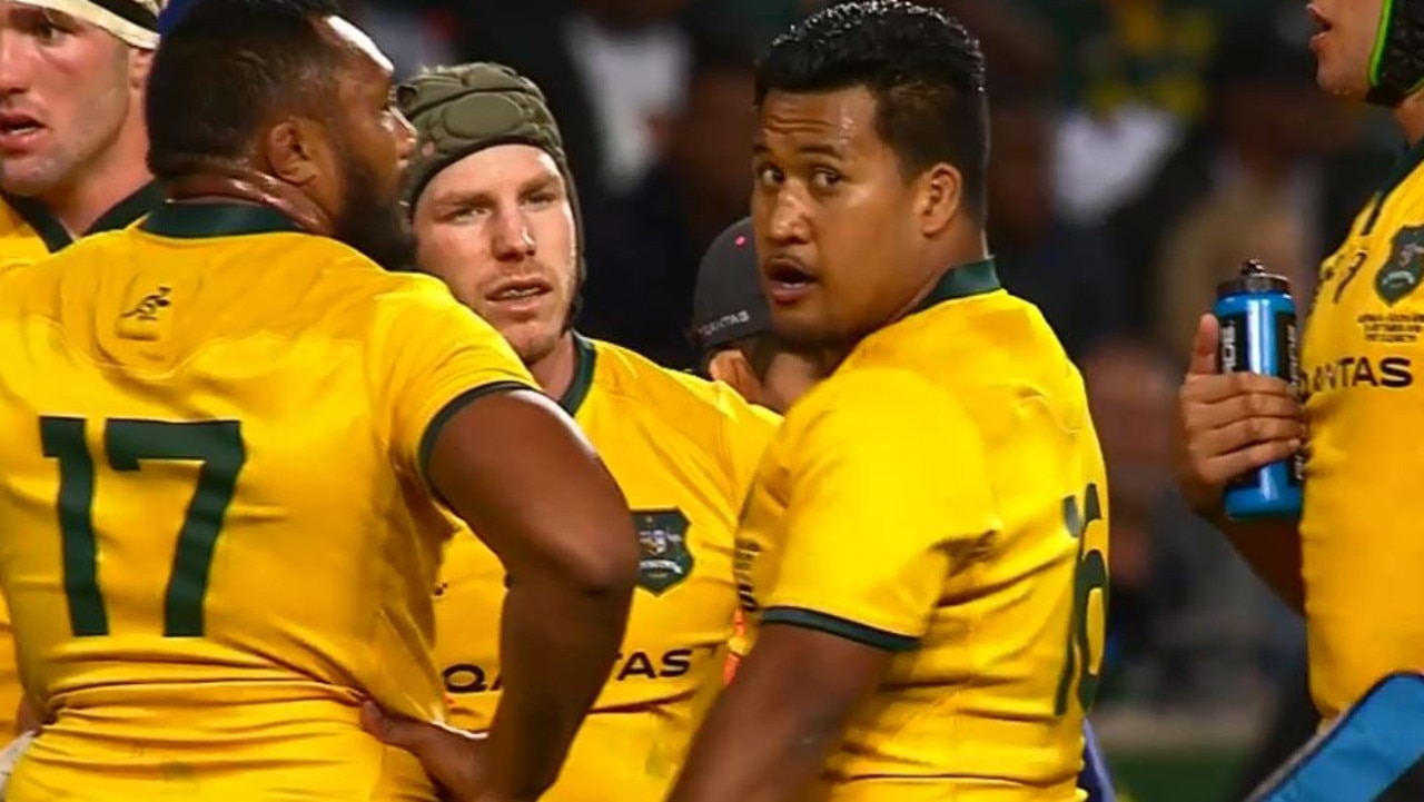 Brandon Paenga-Amosa's lost lineout triggered a 10 minute period of hell for the Wallabies.