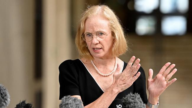 Chief Health Officer of Queensland, Doctor Jeannette Young. Picture: Bradley Kanaris/Getty Images