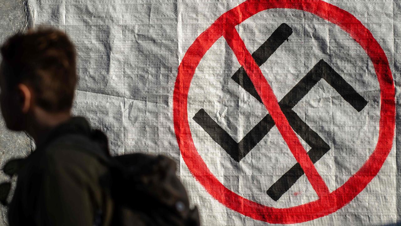 Public display of the Nazi swastika will be banned in Victoria. Picture: Angelos Tzortzinis / AFP