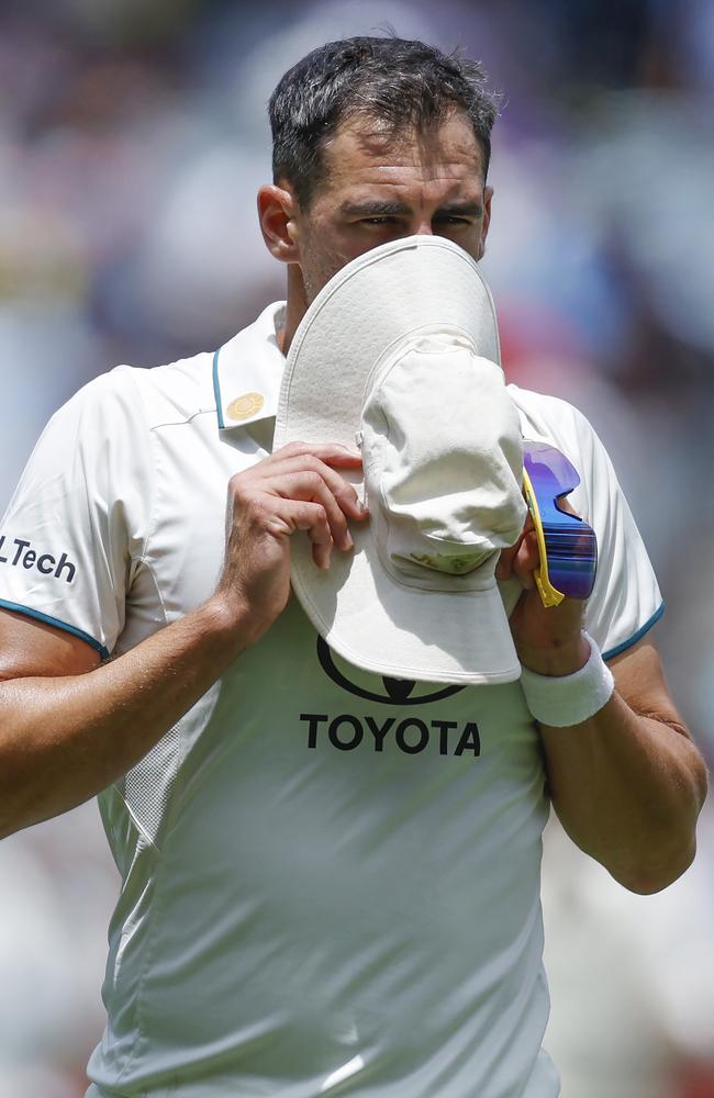 Starc is under an injury cloud. Picture: Michael Klein