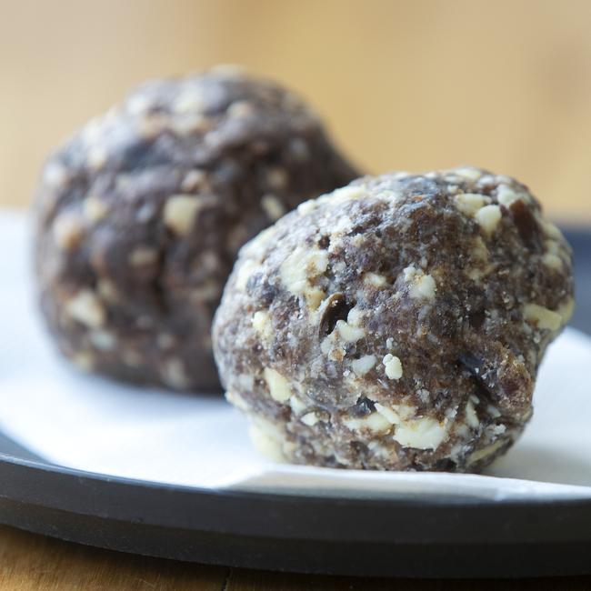 Bliss Balls, by Naturally Rawsome, are one of several healthy sweet treats on offer at Audrey Coffee. Picture: CHRIS KIDD