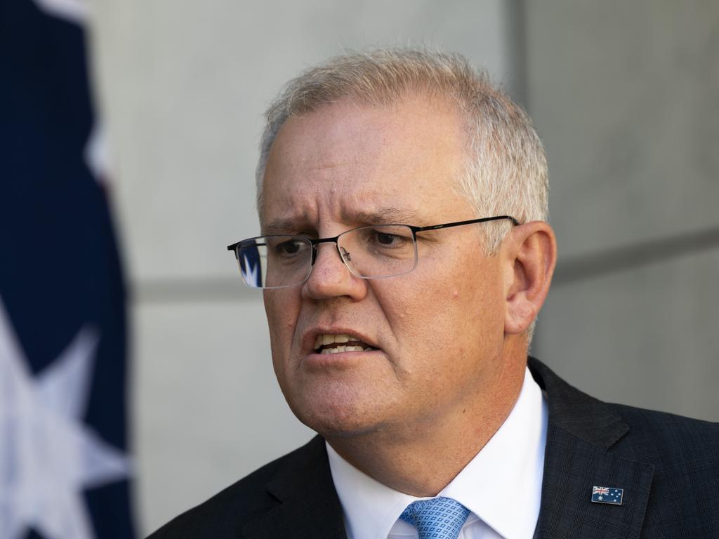 Prime Minister Scott Morrison. Picture: Martin Ollman