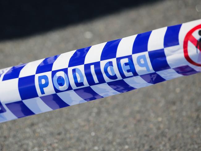 SYDNEY, AUSTRALIA - Newswire Photos - MAY 23 2023: A  general stock view of Police tape on a crime scene in Sydney.  Picture : NCA Newswire / Gaye Gerard