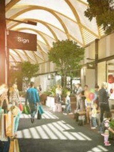 Artist impressions of GPT's $100 million retail expansion at Rouse Hill Town Centre.