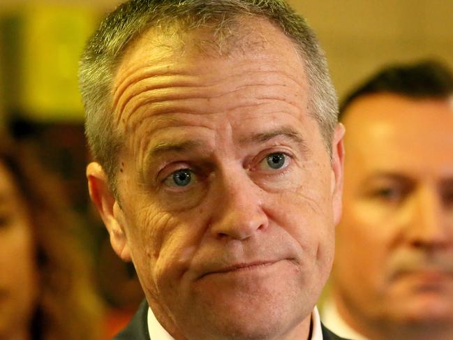 13/06/2018Federal Labor leader Bill Shorten in Perth campaigning with WA Premier Mark McGowan at North Metro TAFE, Perth.pic Colin Murty The Australian