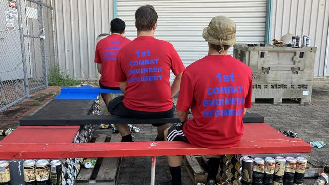 Those taking part from the 1st Combat Engineer Regiment are feeling the pressure to win on Sunday.