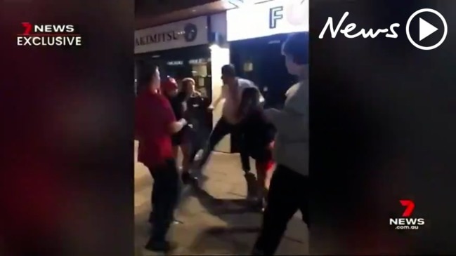 Hindley St brawl caught on camera (7 News)