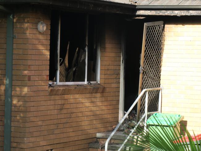 A girl, 13, has died in a house fire at Kincumber. Picture: Richard Noone