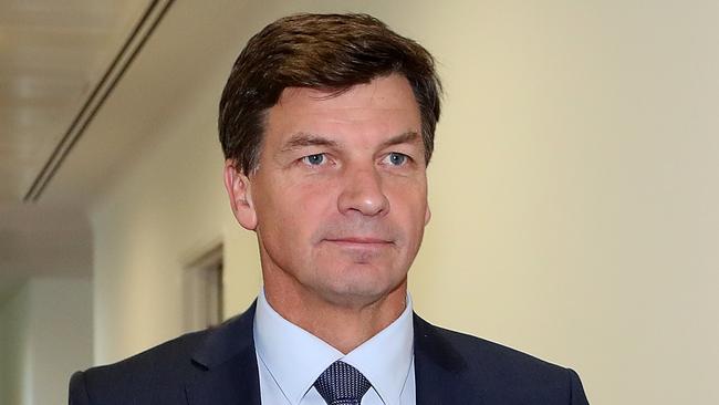 Angus Taylor at Parliament House in Canberra. Picture Kym Smith