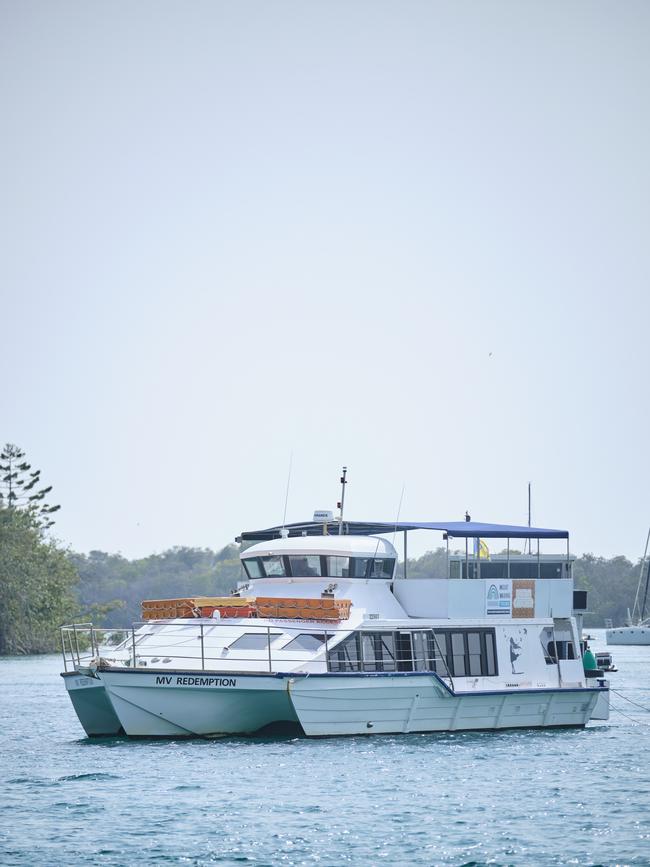 The latest addition to Mount Warning Tours is the new trimaran, Dream Catcher. Photo: RYAN FOWLER