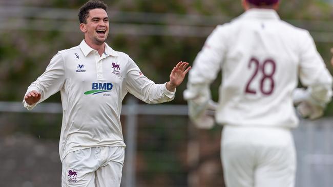 Sean McNicholl topped the bowling in the Lions First XI with 40 wickets at 15.9. Picture: Cath Coady