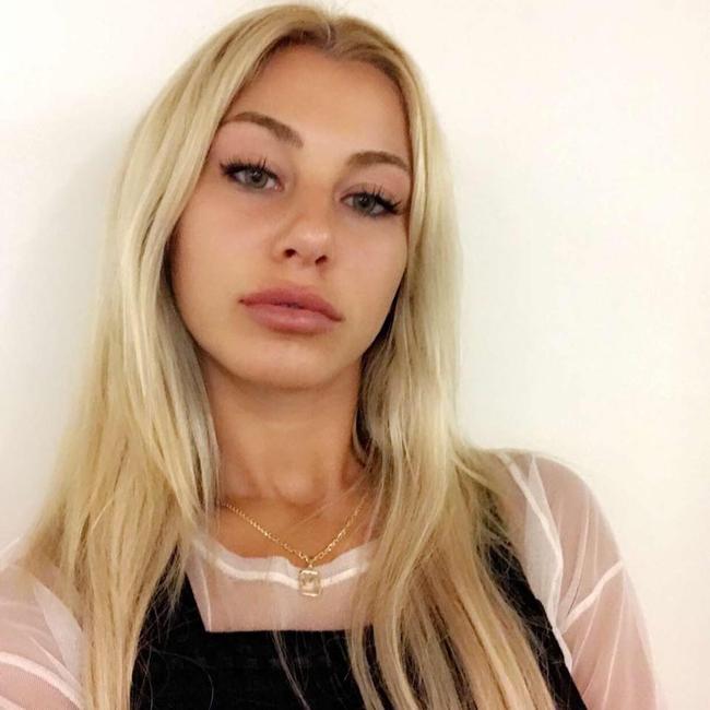 The former junior tennis player was disqualified from driving for three months. Picture: Facebook
