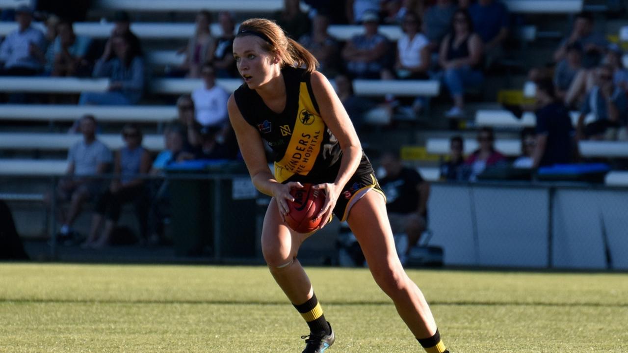 Glenelg SANFLW player Lucy Bellinger. Picture - Gordon Anderson