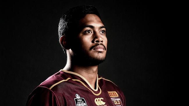 BRISBANE, AUSTRALIA — MAY 23: Anthony Milford poses for a portrait during a Queensland Maroons State of Origin media opportunity at Rydges South Bank on May 23, 2017 in Brisbane, Australia. (Photo by Bradley Kanaris/Getty Images)