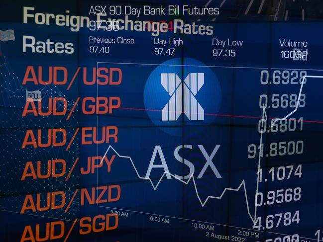 SYDNEY, AUSTRALIA - Newswire Photos August 03, 2022: A general view of the ASX in Sydney today as inflation rises. Picture: NCA Newswire /Gaye Gerard