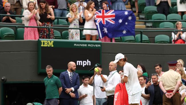 De Minaur will have plenty of Aussie support in London.