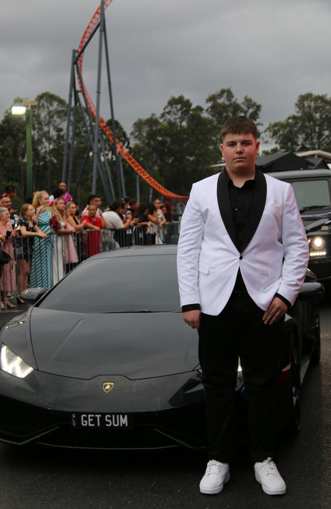 Mabel Park State High School formal at Dreamworld on November 11, 2024. Picture: Tori Little/Mabel Park State High School