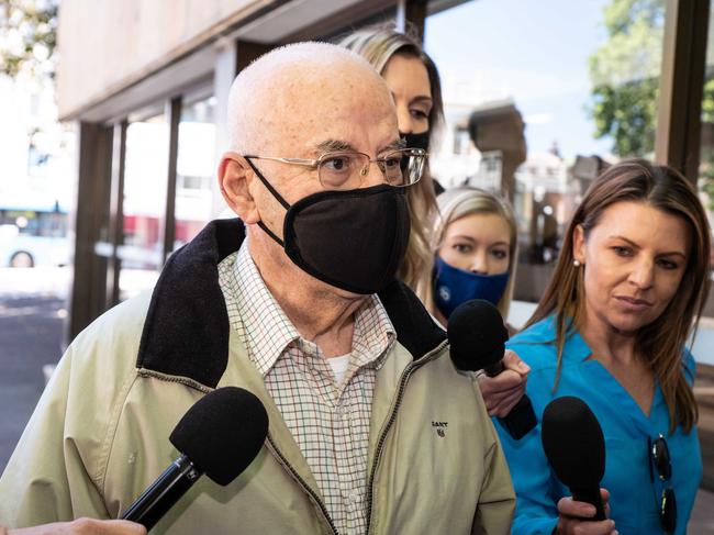 Eddie Obeid arrives at the NSW Supreme Court in 2021. Picture: NewsWire/Flavio Brancaleone