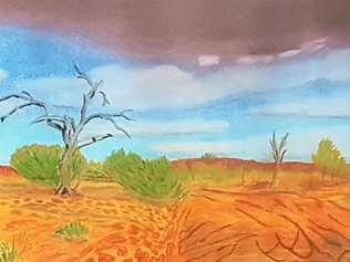 A painting by South Burnett Artist Kevin Owens. Picture: Kingaroy Regional Art Gallery.