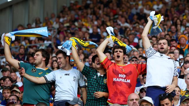 French fans have been anti-Wallabies so far. Picture: Chris Hyde/Getty Images