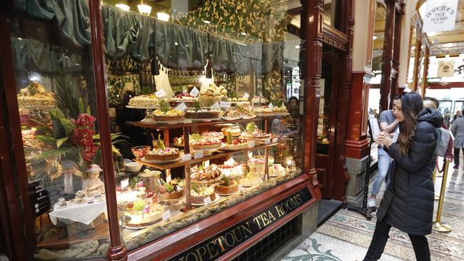 The Hopetoun Tea Rooms before the pandemic hit. Picture: Alex Coppel.