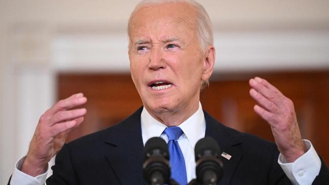 President Joe Biden gave a far more assured performance at the White House on July 1, 2024, days after the debate. (Photo by Mandel NGAN / AFP)