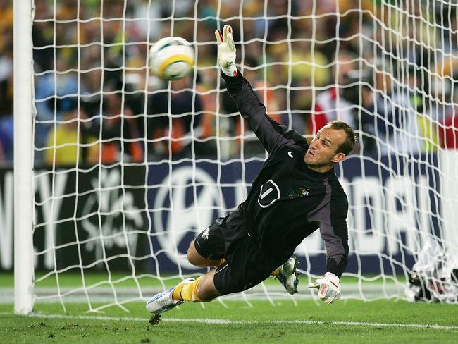Mark Schwarzer was a Socceroos legend, who helped them to the 2006 World Cup. Pic: Getty