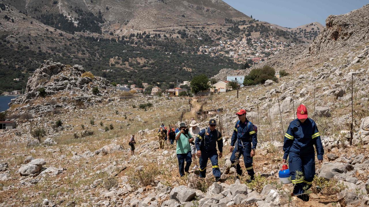 Greek officials on June 7, 2024 said they had broadened a search for British journalist and television presenter Michael Mosley a day after he went missing on the Aegean island of Symi. Picture: AFP.