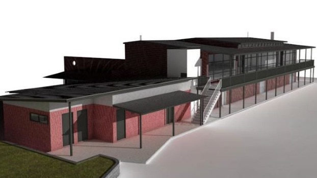 Norwood, Payneham &amp; St Peters Council’s designs for new changerooms at Payneham Oval. Picture: Flightpath Architects