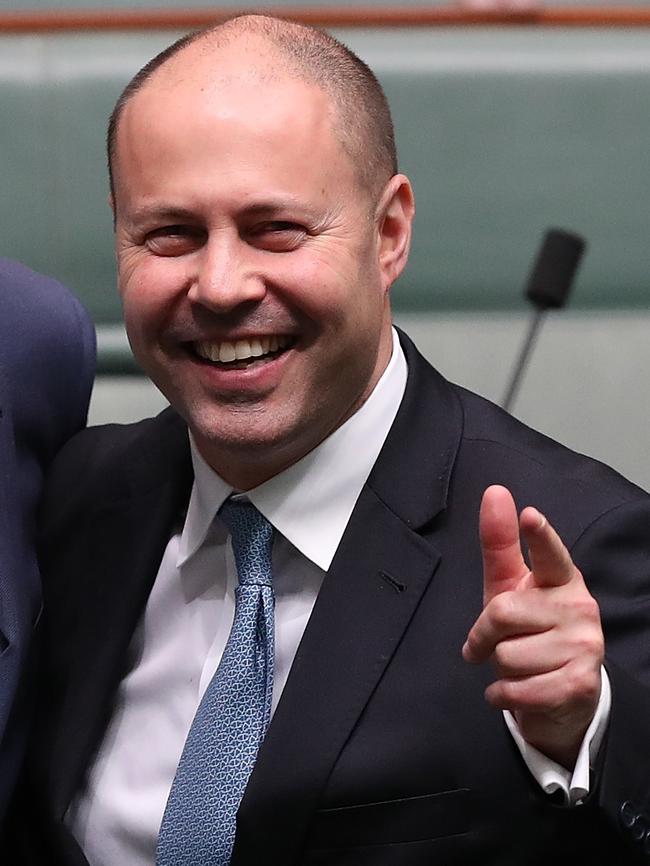 Treasurer Josh Frydenberg was happy with his first budget. Picture: Kym Smith