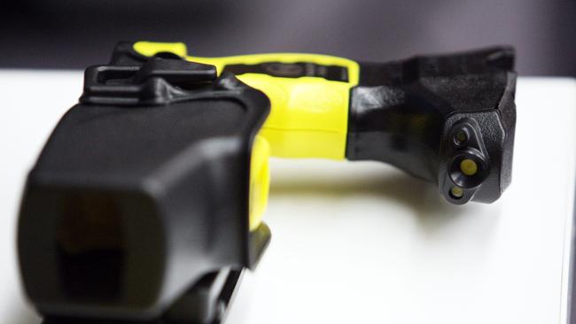 A taser was used to subdue the former army officer.