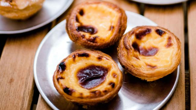 These Portuguese custard tarts inspired the name of Custard Canteen at Tallebudgera.