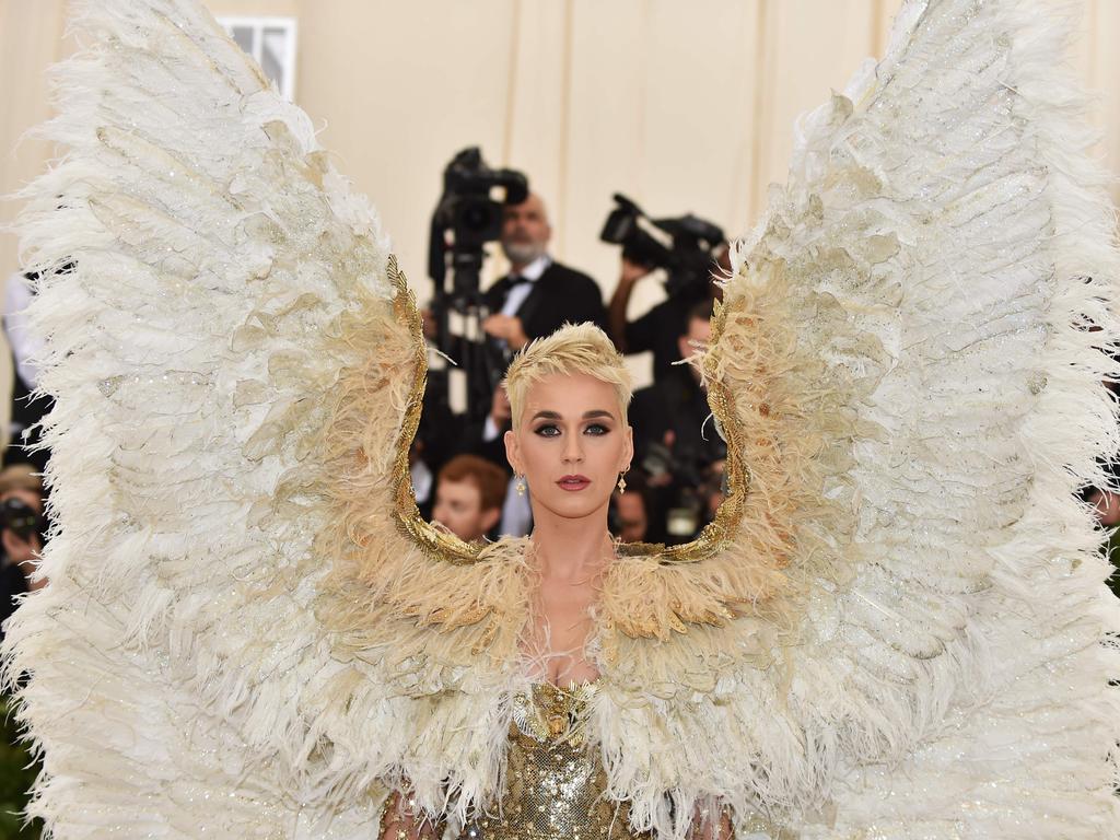 Katy Perry made wuite the entrance at last year’s Met Gala. Picture: AFP