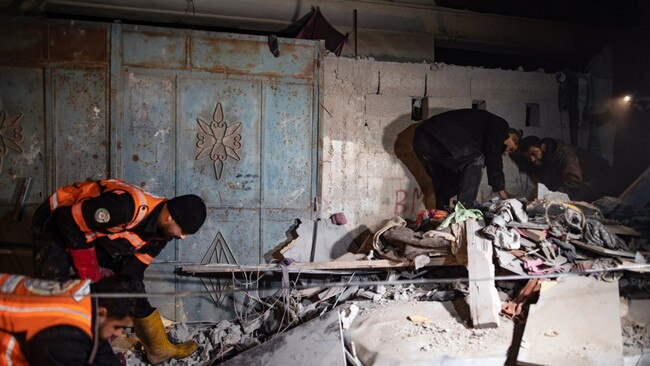 Rafah has been hit by Israeli air strikes. Picture: EPA/The Times