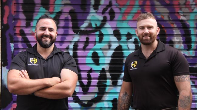 POINT OF DIFFERENCE: Herne's Security directors Levi Loughlin (left) and Josh Herne said they were proud their Northern Rivers firm, which employs local people and uses local suppliers, was expanding nationally. Photo: Alison Paterson