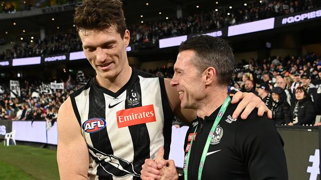 Craig McRae made an instant impact to Collingwood’s culture. Picture: Getty Images