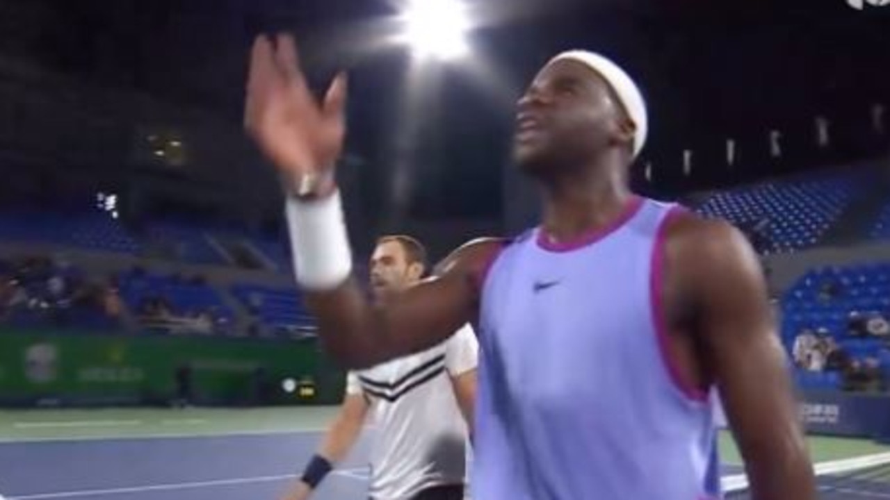 Frances Tiafoe curses out umpire in furious exchange at Shanghai Masters