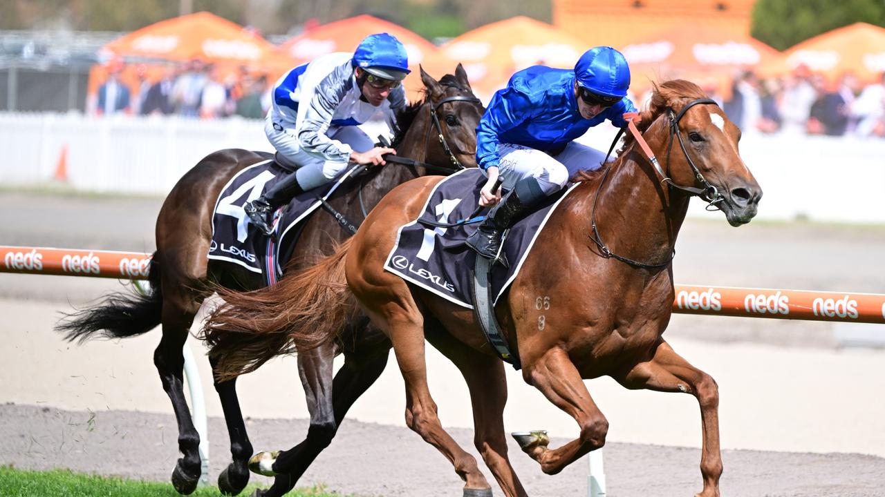 Paulele remains a prime candidate for the Godolphin slot in Saturday’s The Everest after his impressive Caulfield win on Saturday. Picture: Vince Caligiuri–Getty Images