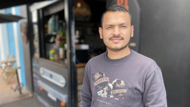 The Nepali Kitchen Dubbo co-owner Sujit Kc has achieved his small business dream. Picture: Ryan Young