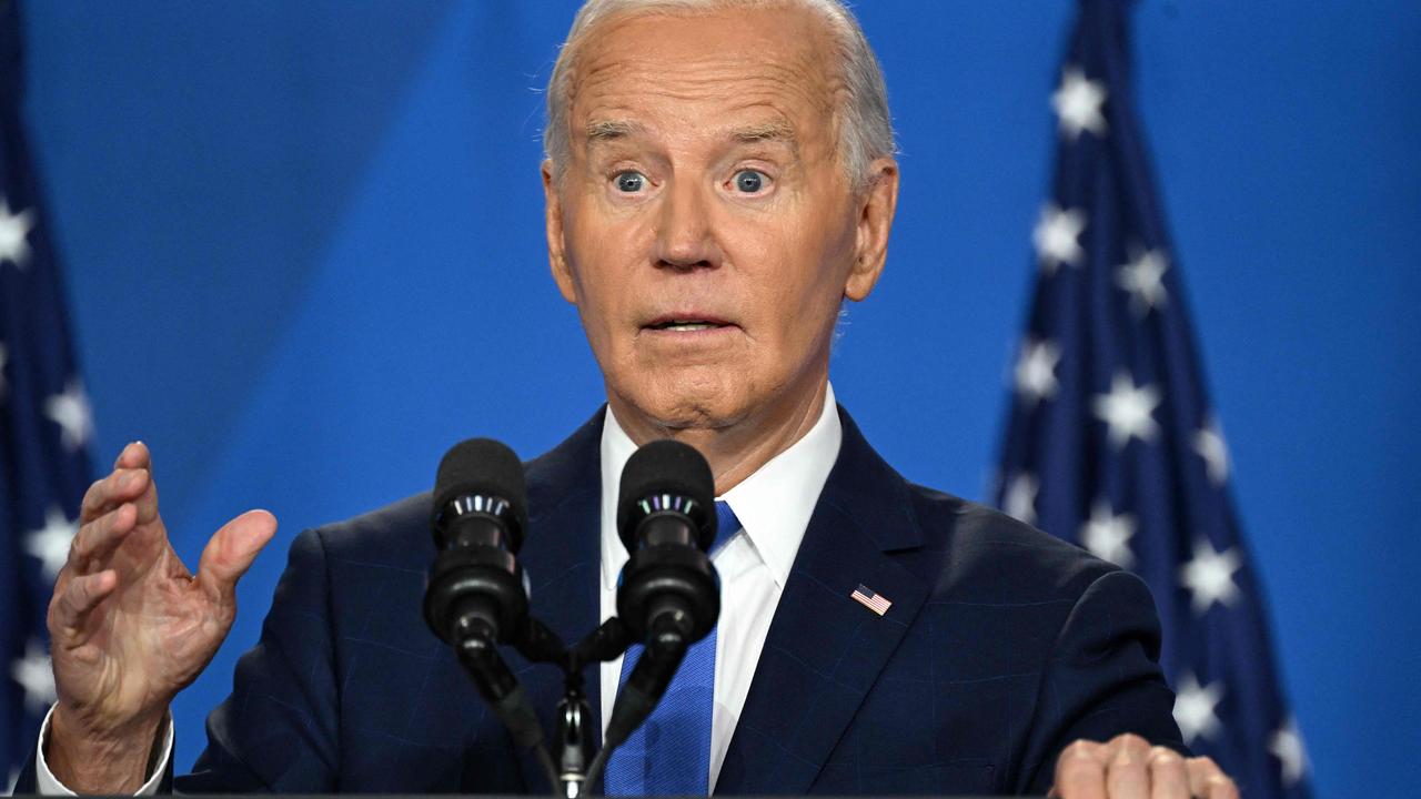 Mr Biden’s team is reportedly pleased with his performance. Picture: Saul Loeb/AFP