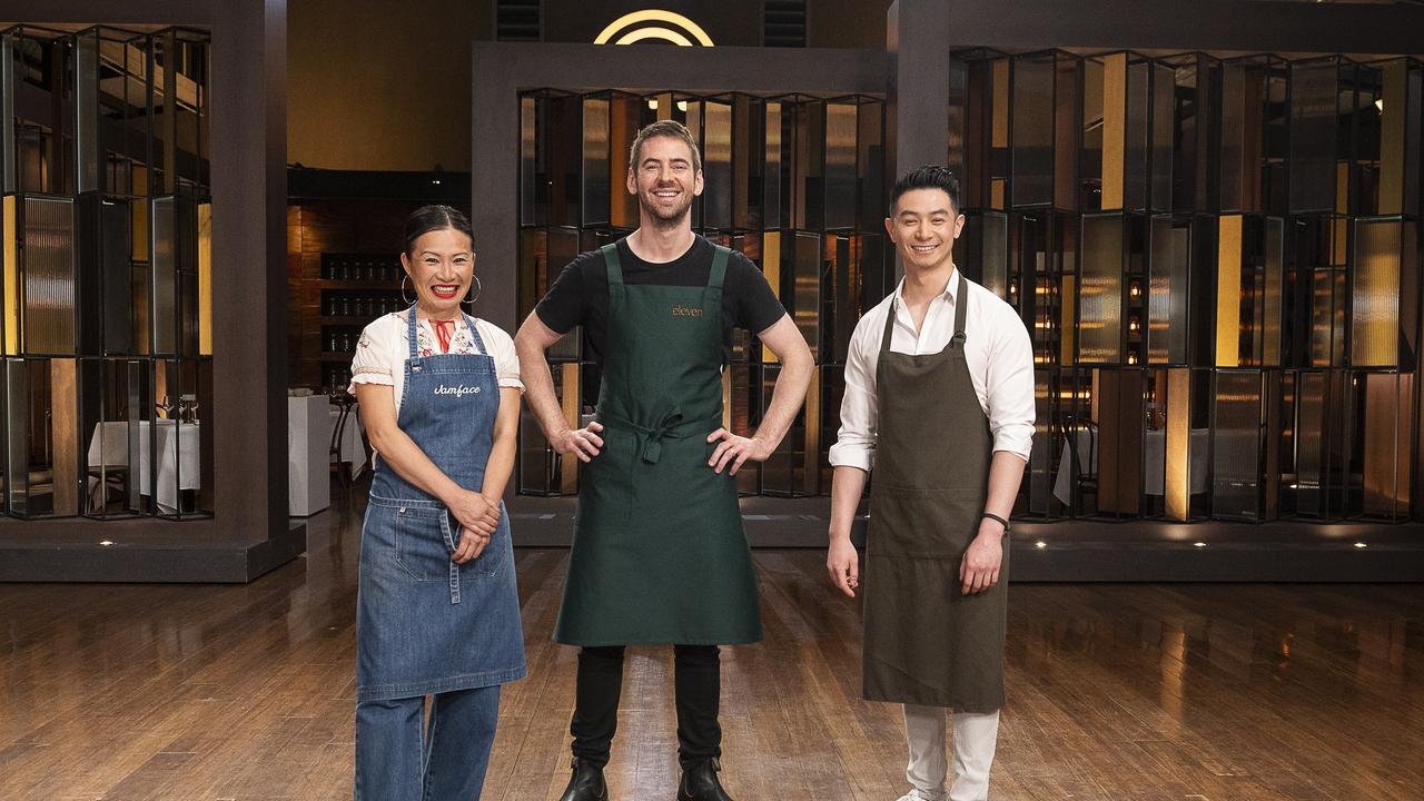 MasterChef Australia superstar alumni Poh Ling Yeow, Callum Hann and Reynold Poernomo. Picture: Network Ten