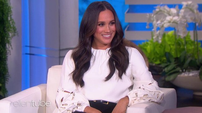 Meghan Markle appeared on Ellen. Picture: Ellen