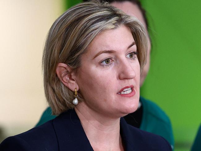 Queensland Health Minister Shannon Fentiman Along with Alanna Geary, Chief Nursing and Midwifery Metro North pictured making announcement for staff recruitment. Herston Saturday 6th July 2024 Picture David Clark