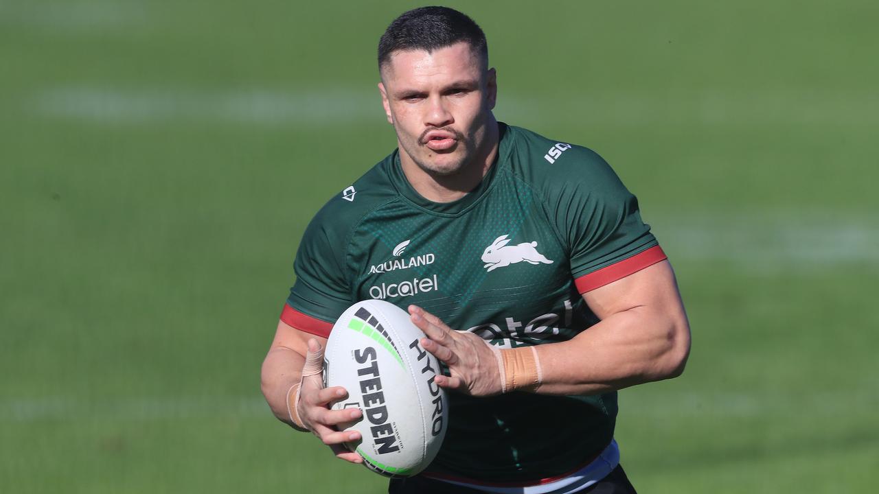 James Roberts returned to Rabbitohs training on Saturday.