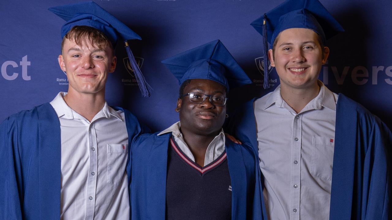 Roma Mitchell Secondary College Graduation at the Adelaide Town Hall. Picture: Ben Clark