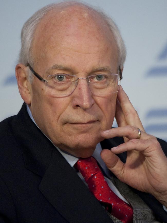 Former US vice-president Dick Cheney. Picture: AFP