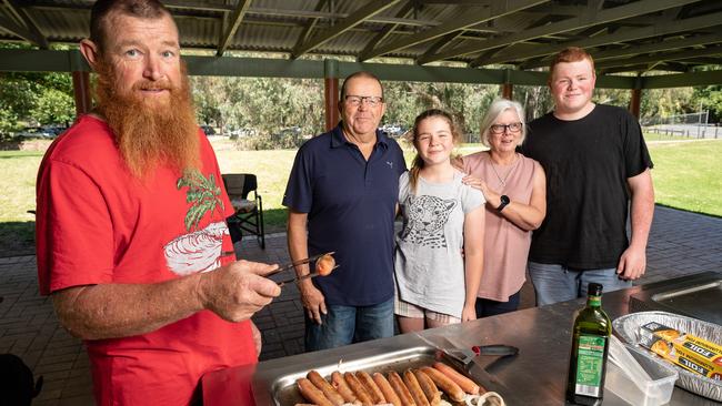 Rhonda and John Power, of Cohuna in Victoria’s northwest, were visiting their grandchildren in Albury.