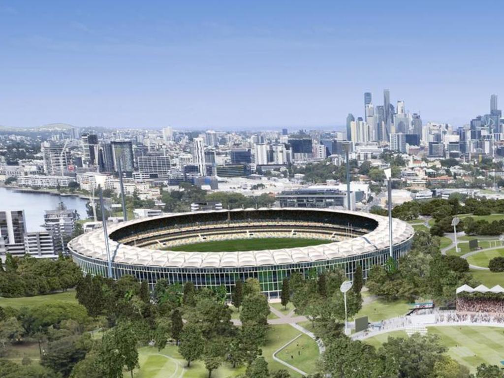 Albion Olympic Parkâs stadium proposal for Brisbane 2032. Picture: Supplied