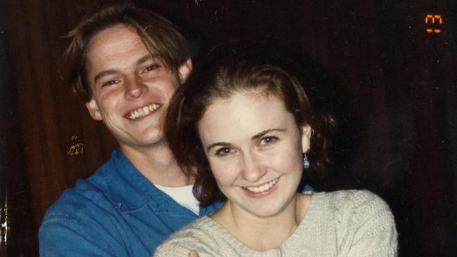 David Breckenridge with his then girlfriend, Vanessa Baylis, in 1996.