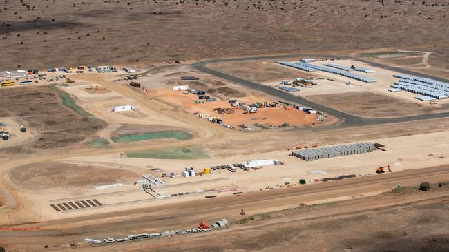 Carmichael Coal Mine in September 2020, well under way. Picture: Cameron Laird